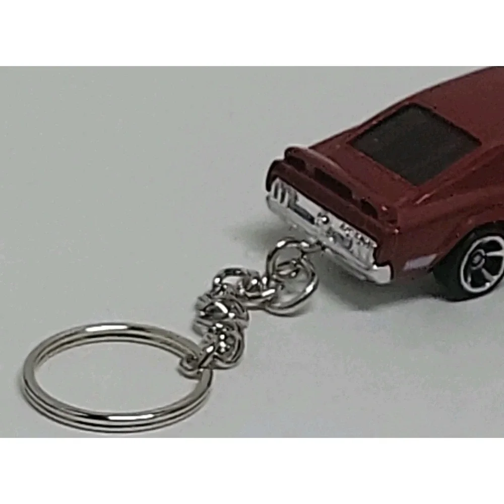 Hot Wheels '69 Ford Mustang Boss 302 Diecast 1:64 Custom Keychain